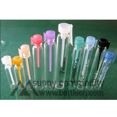 0.5ml 1ml 2ml Glass Vials Clear Glass Perfume Sampler Vials with PE stoppers